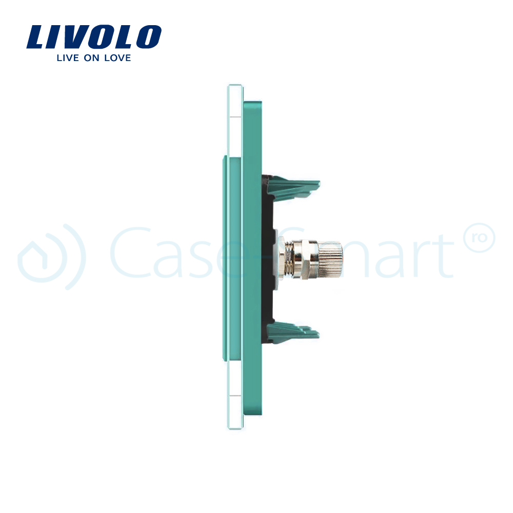 Priză TV Dublă Livolo cu Ramă Sticlă - imagine 11