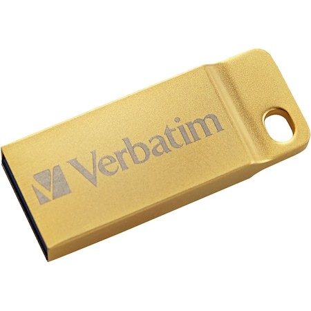 Memorie USB Verbatim 64GB Metal Executive 3.0 Aurie