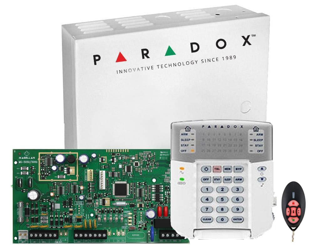 Centrala Alarma Paradox MG5050 Hibrida cu Accesorii