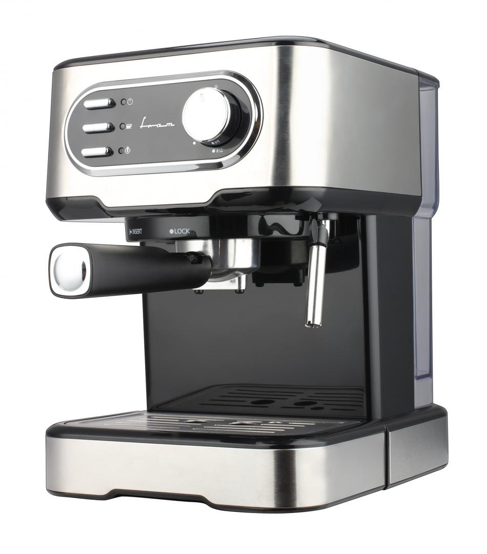 Espressor Fram FEM-850BKSS 15 bar - Cafea de Cafenea Acasă - imagine 3