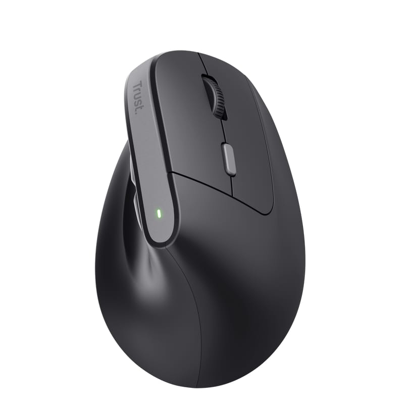 Mouse Ergonomic Wireless Trust Bayo II 2400 DPI Negru - imagine 3