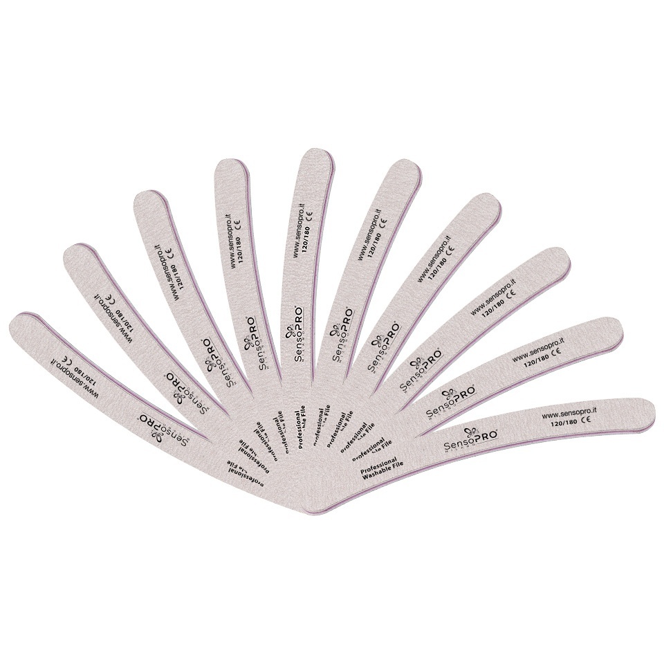 Set 10 Pile Unghii Banana 120/180 SensoPRO