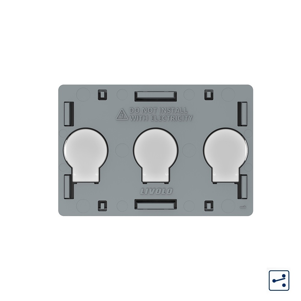 Modul Intrerupator Triplu Touch Livolo Italian