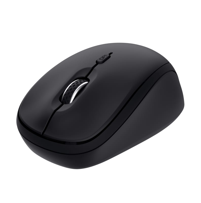Mouse Wireless Trust Yvi 1600 DPI Negru - Compact si Precis - imagine 2