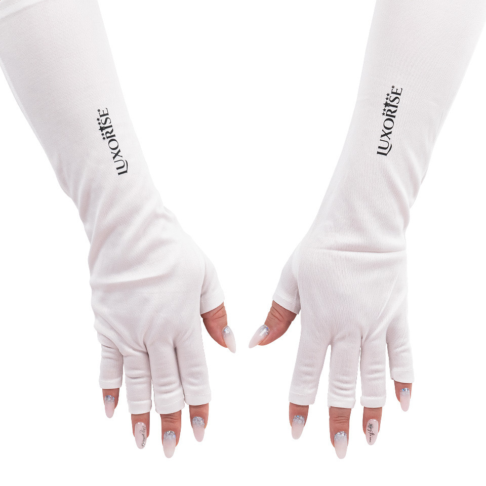Mănuși Protectie UV LUXORISE, Alb, Universale