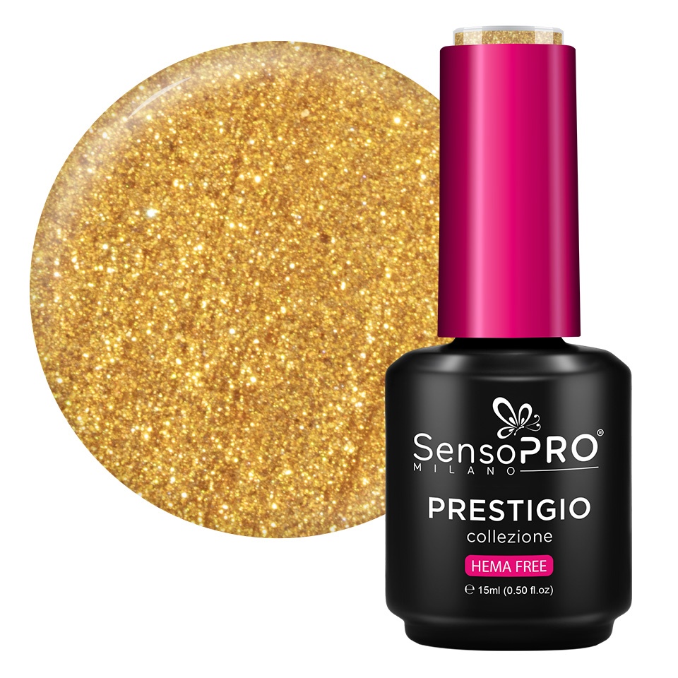 Oja Semipermanenta PRESTIGIO Golden Goddess 15ml