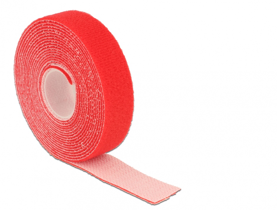 Rola cu arici roșie 3m x 20mm Delock