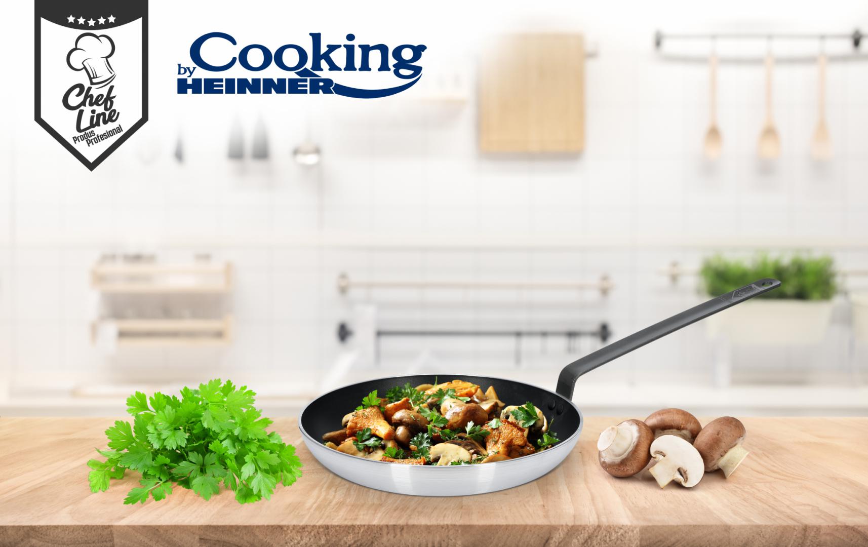 Tigaie Profesională Heinner Chef Line 32cm - Inducție și Antiaderentă - imagine 4