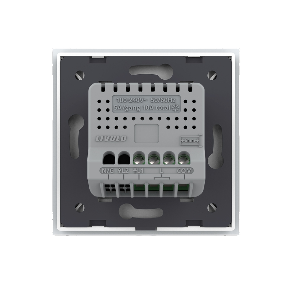 Intrerupator Touch ZigBee Livolo Sticla - imagine 4