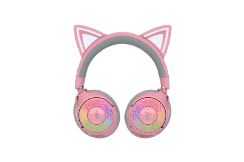 Căști Wireless Razer Kraken Kitty V3 Pro RGB Roz | THX Audio - imagine 2