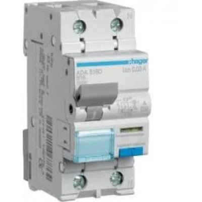 Siguranță RCBO Hager 1P+N 16A 30mA