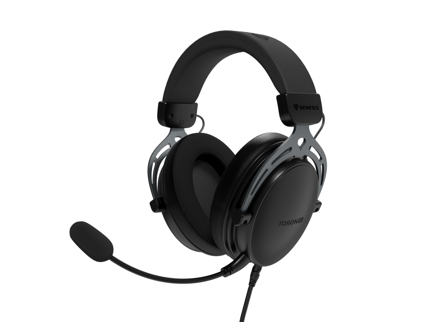 Casti Gaming Genesis Toron 531 - Microfon Detasabil, Negru