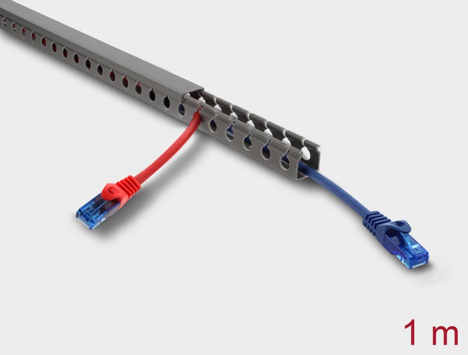 Canal Cablu Delock 20x20mm 1m Gri