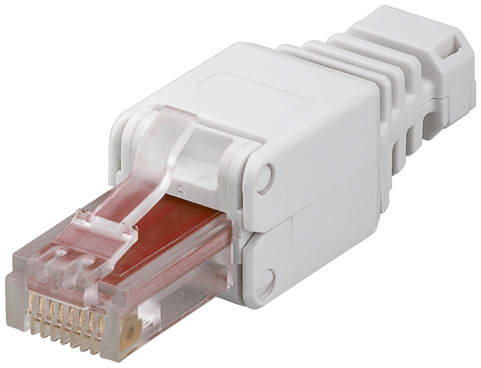 Conector RJ45 Cat.6 Goobay, Fir Solid AWG 22-26