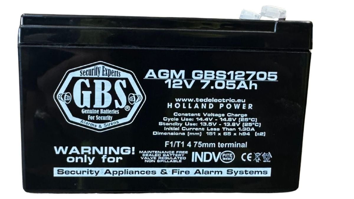 Acumulator Centrala Alarma 12V 7AH 3core - imagine 2