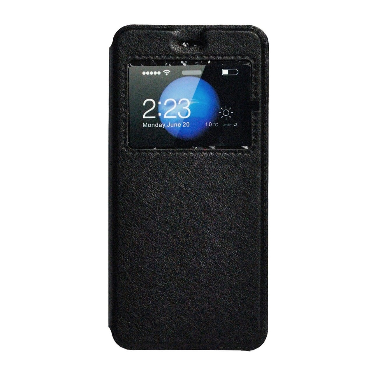 Husă Magnetică Spacer iPhone 7/8/SE2 - Negru, Tip Portofel - imagine 2