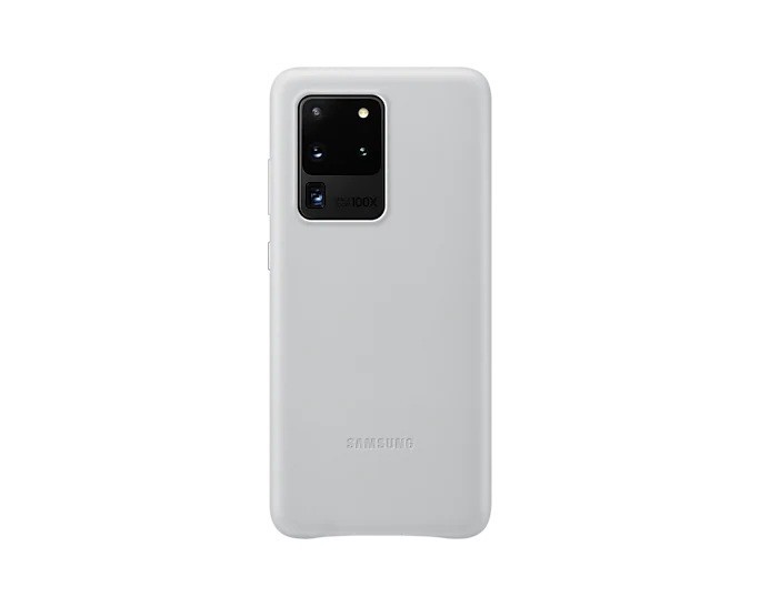 Husă Samsung Galaxy S20 Ultra Piele Gri - Originală EF-VG988LSEGEU