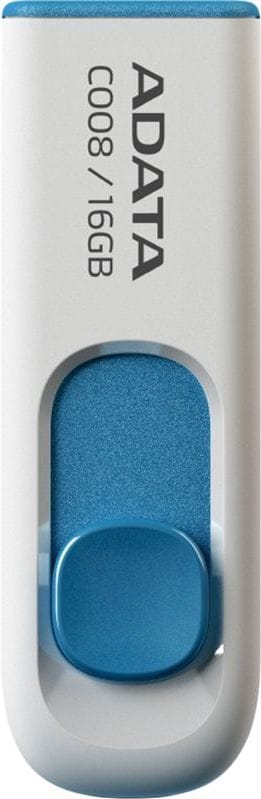 Memorie USB ADATA C008 16GB USB 2.0 - Alb | Transfer Rapid - imagine 2