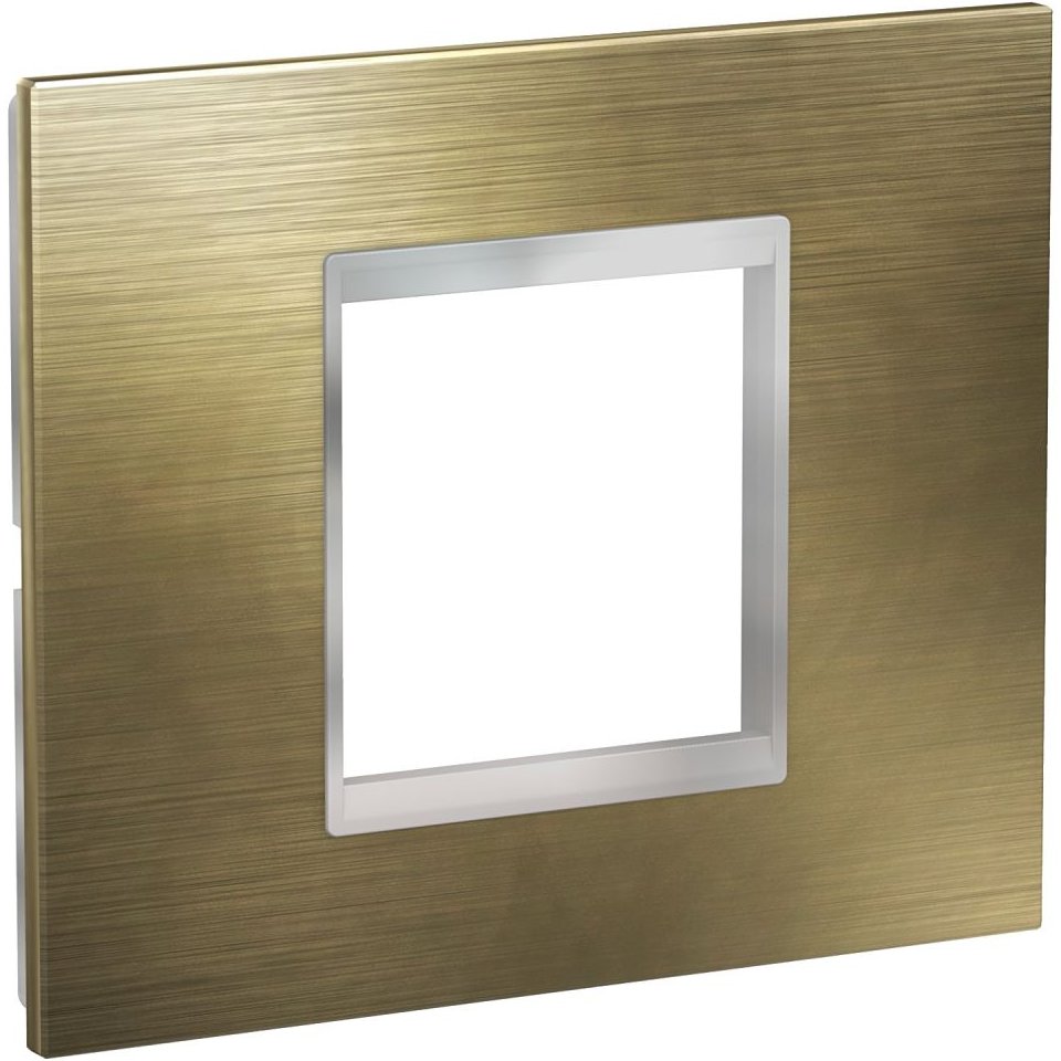 Rama Inox Schneider Easy Styl 2M Bronz/Crom