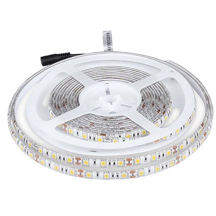 Banda LED V-TAC SMD5050 3000K IP65 5m Alb Cald