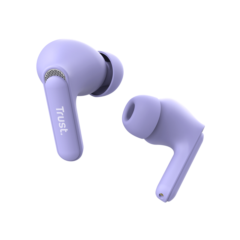 Căști Trust Yavi Bluetooth Mov - Earbuds Wireless Compacte - imagine 2