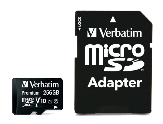 Card Memorare SD 256GB Verbatim Clasa 10 cu Adaptor - imagine 2