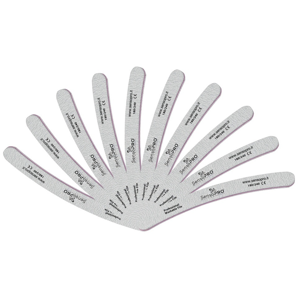 Set 10 Pile Unghii Banana 180/240 SensoPRO