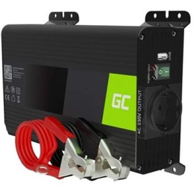 Invertor Green Cell 300W 12V-230V sinusoidală pură