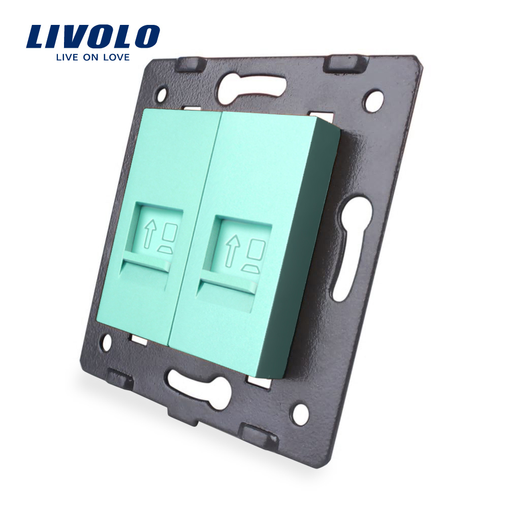 Priză Dublă Internet Livolo Cat6, Touch, 10GB/s - imagine 6