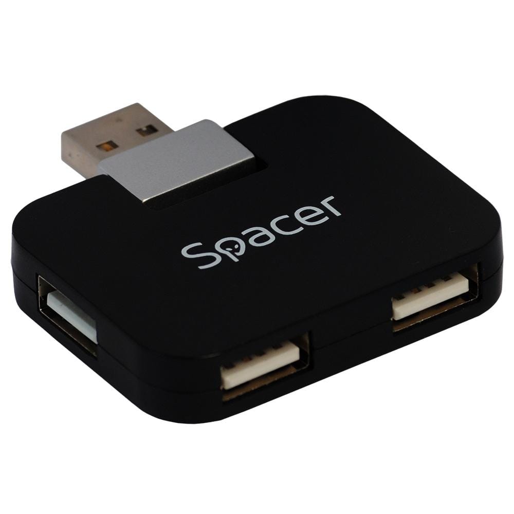 Hub USB 2.0 SPACER SPH-316 cu 4 Porturi - Compact și Rapid - imagine 4