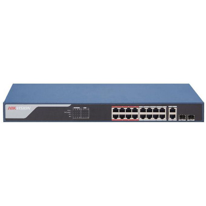 Switch PoE 16 Porturi Hikvision 230W