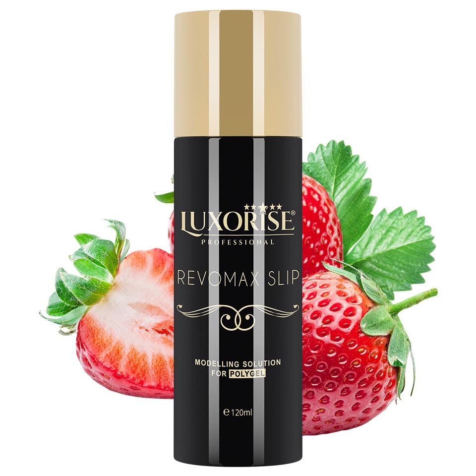 Soluție Modelare Polygel Luxorise Strawberry 120ml
