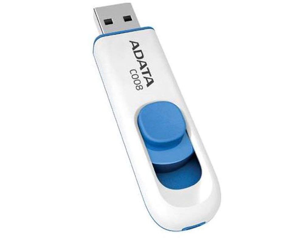 Memorie USB ADATA C008 64GB USB 2.0 Alb - Stocare Fiabilă