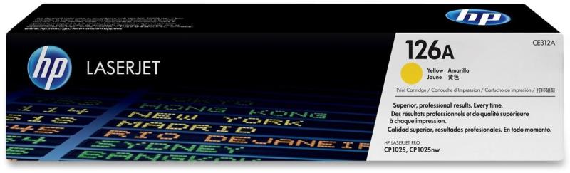 Toner HP CE312A Yellow Original - 1000 Pagini