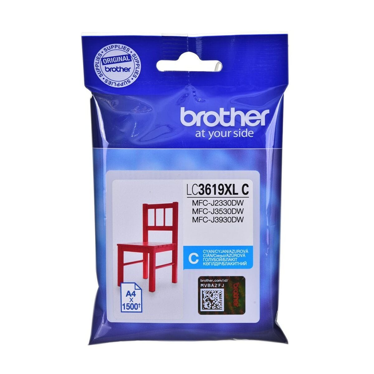 Cartus Cerneala Brother LC3619XLC Cyan Original 1500 pagini - imagine 7