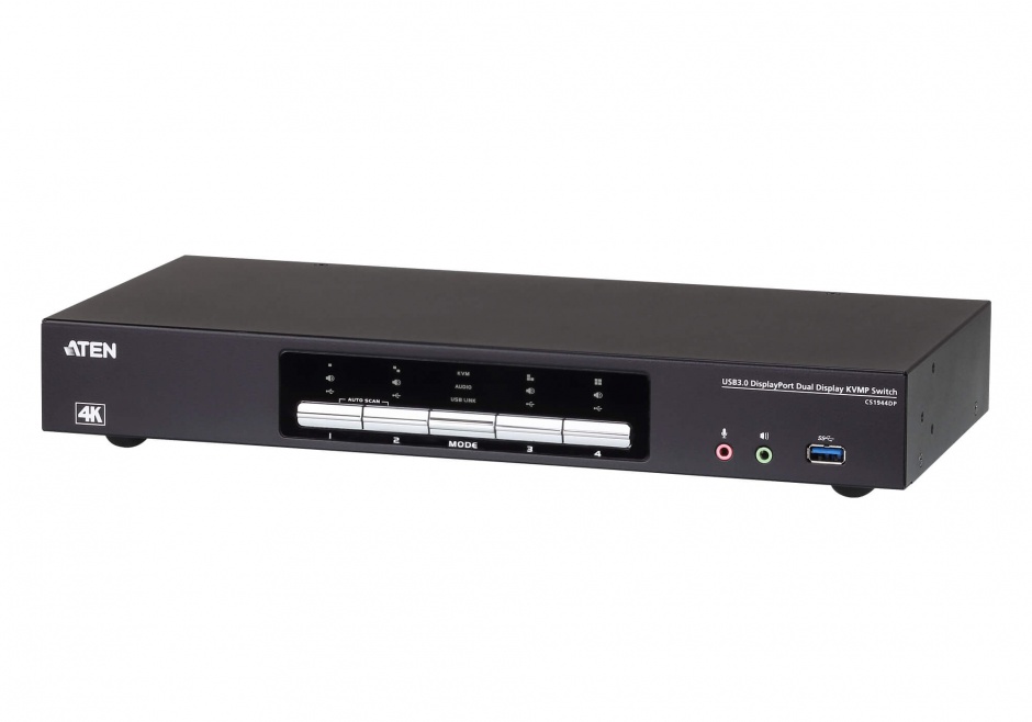 Switch KVM ATEN 4 porturi Mini DisplayPort Dual View