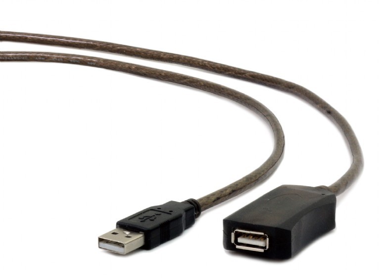 Cablu USB Activ Gembird 10m, Negru