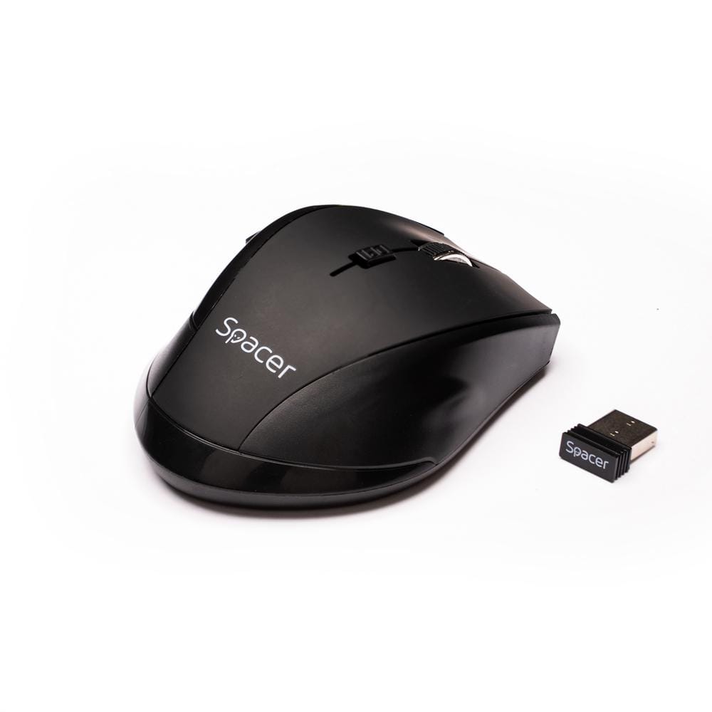 Mouse Wireless Spacer Optic 2.4GHz - 6 Butoane, 1600 DPI - imagine 4