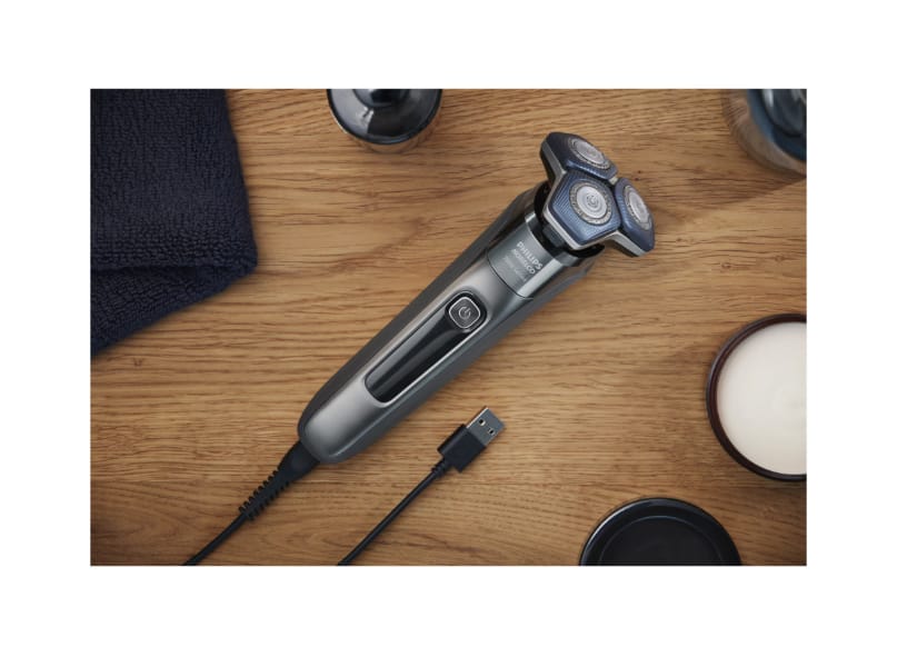 Aparat Barbierit Philips S5887/10 SkinIQ - Barbierit Umed și Uscat - imagine 4