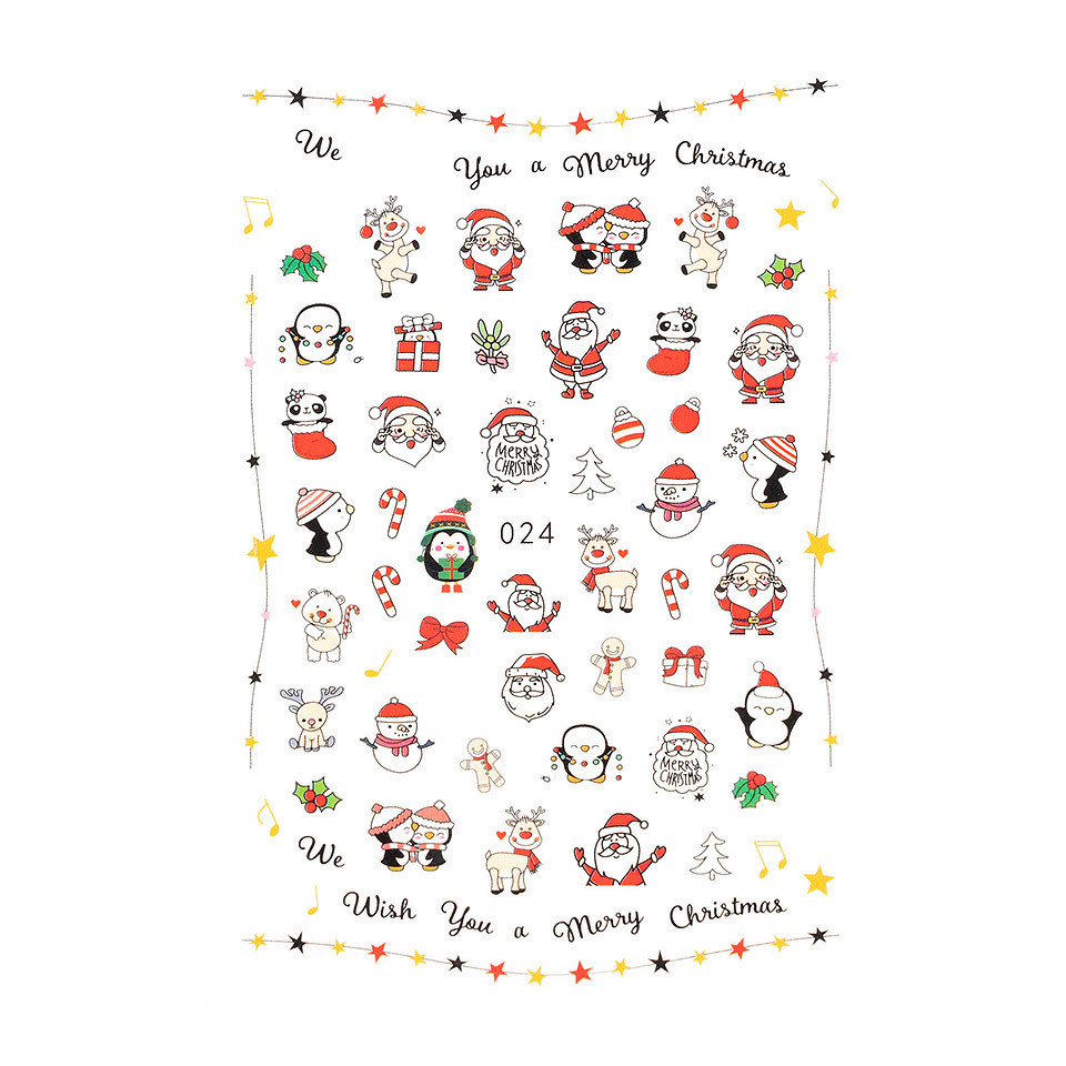 Abtibild Unghii SensoPRO Milano Christmas Muse EB024
