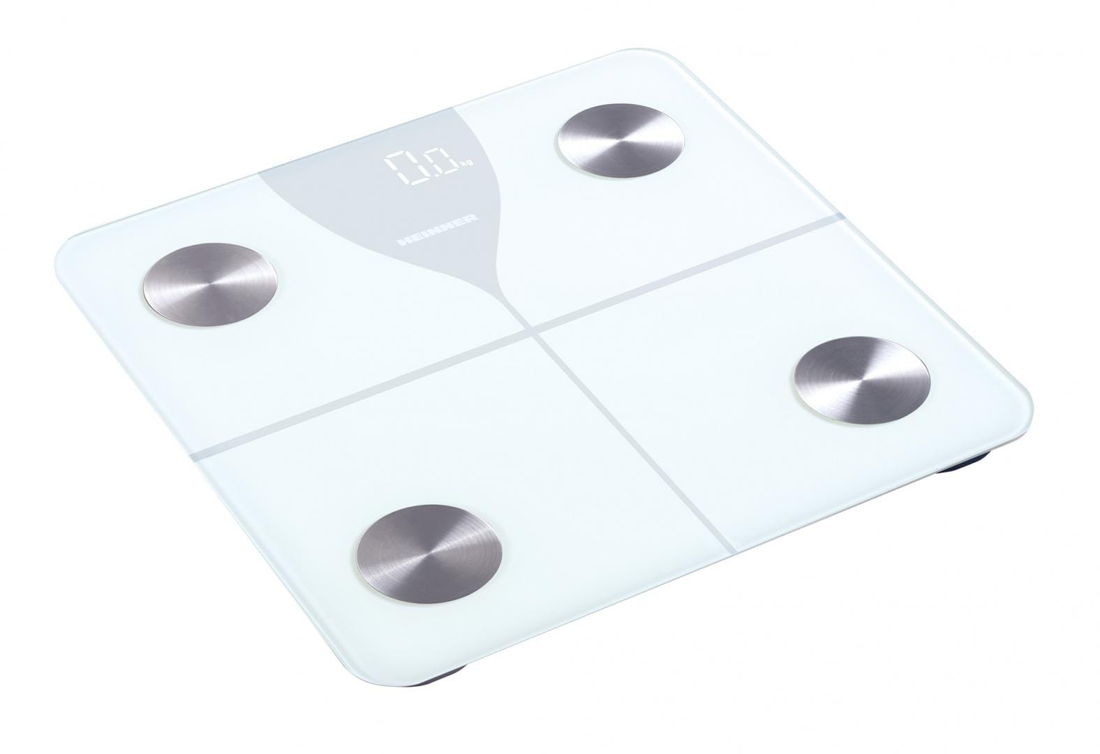 Cântar Baie Inteligent Heinner Bluetooth 180kg LED Alb - imagine 3