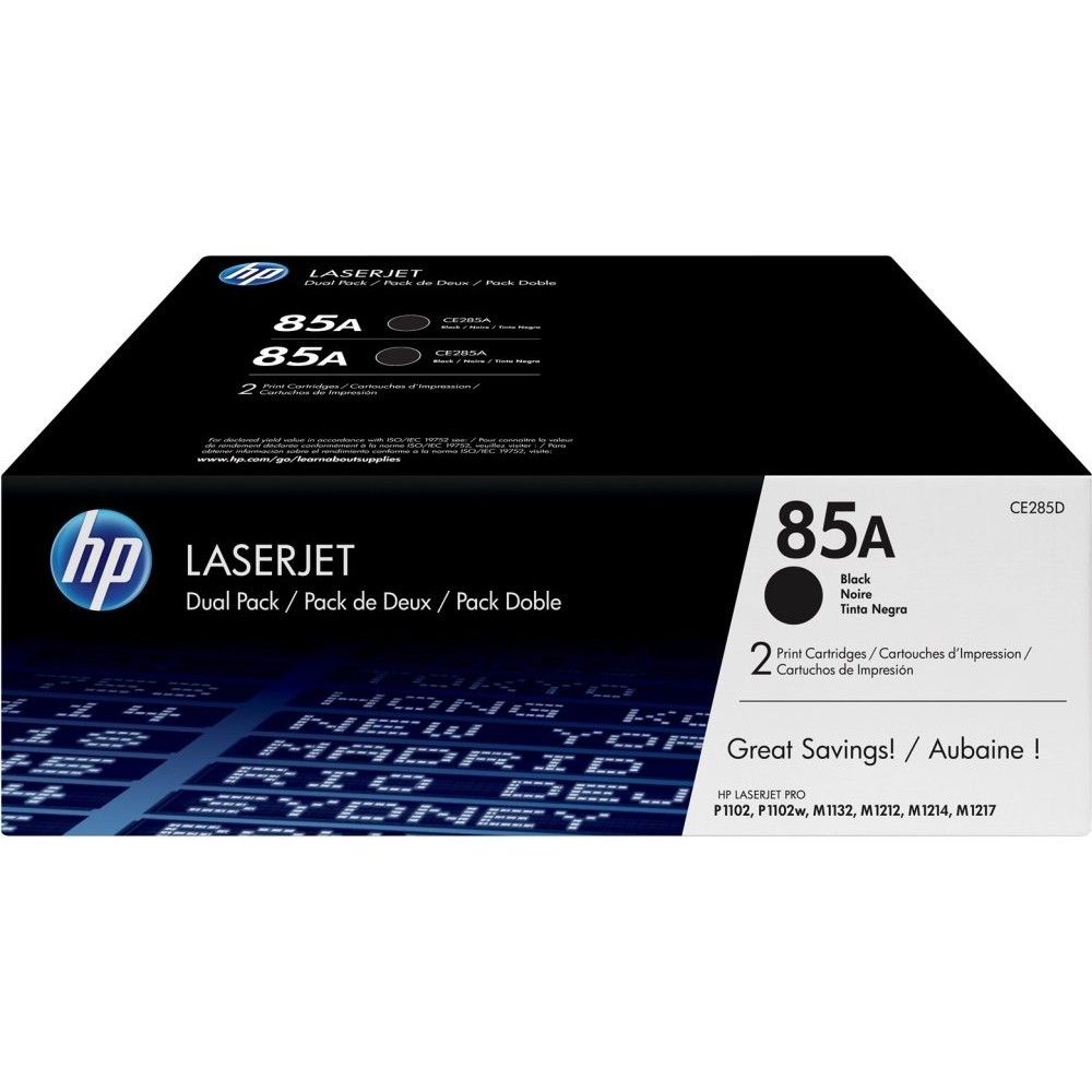Toner HP 85A Negru Dual-Pack 2x1600 pagini - Original