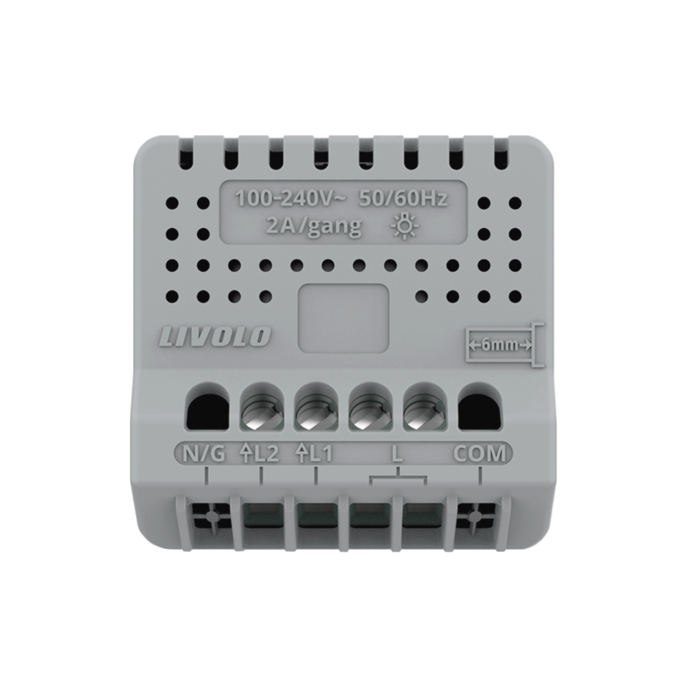 Întrerupător Dublu Wireless Livolo cu Variator Touch - imagine 4