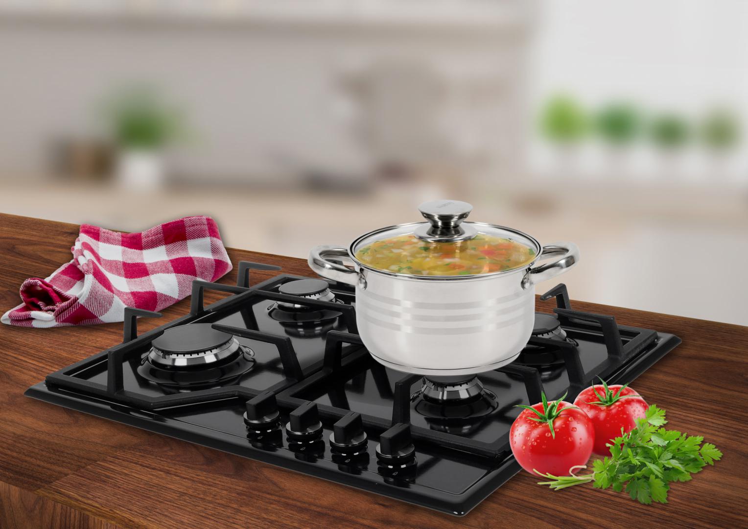 Semiolă Inox Heinner Myra 2.5L cu Capac | Cooking Series - imagine 4