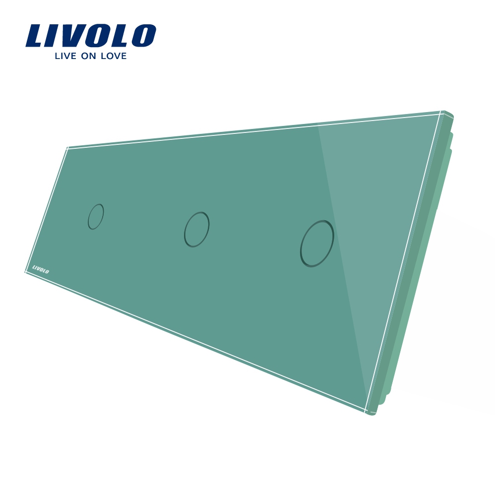 Panou Touch Livolo 3 Butoane Sticlă - imagine 10