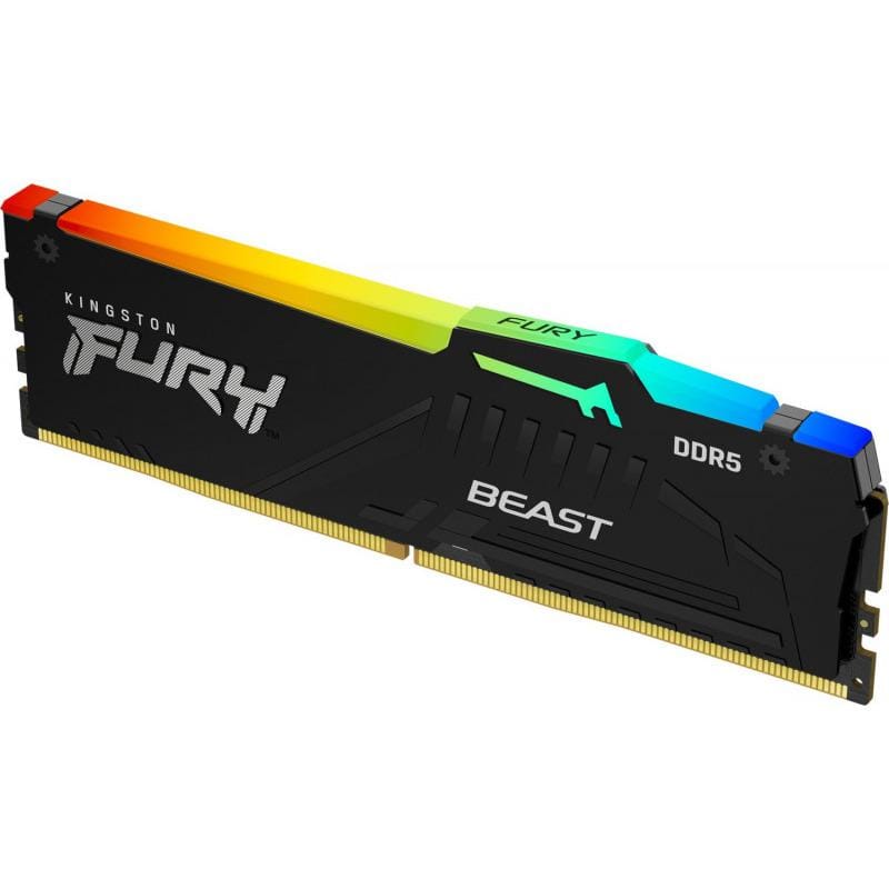 Kingston Fury Beast DDR5 32GB 5600MHz RGB - Performanță Gaming - imagine 3