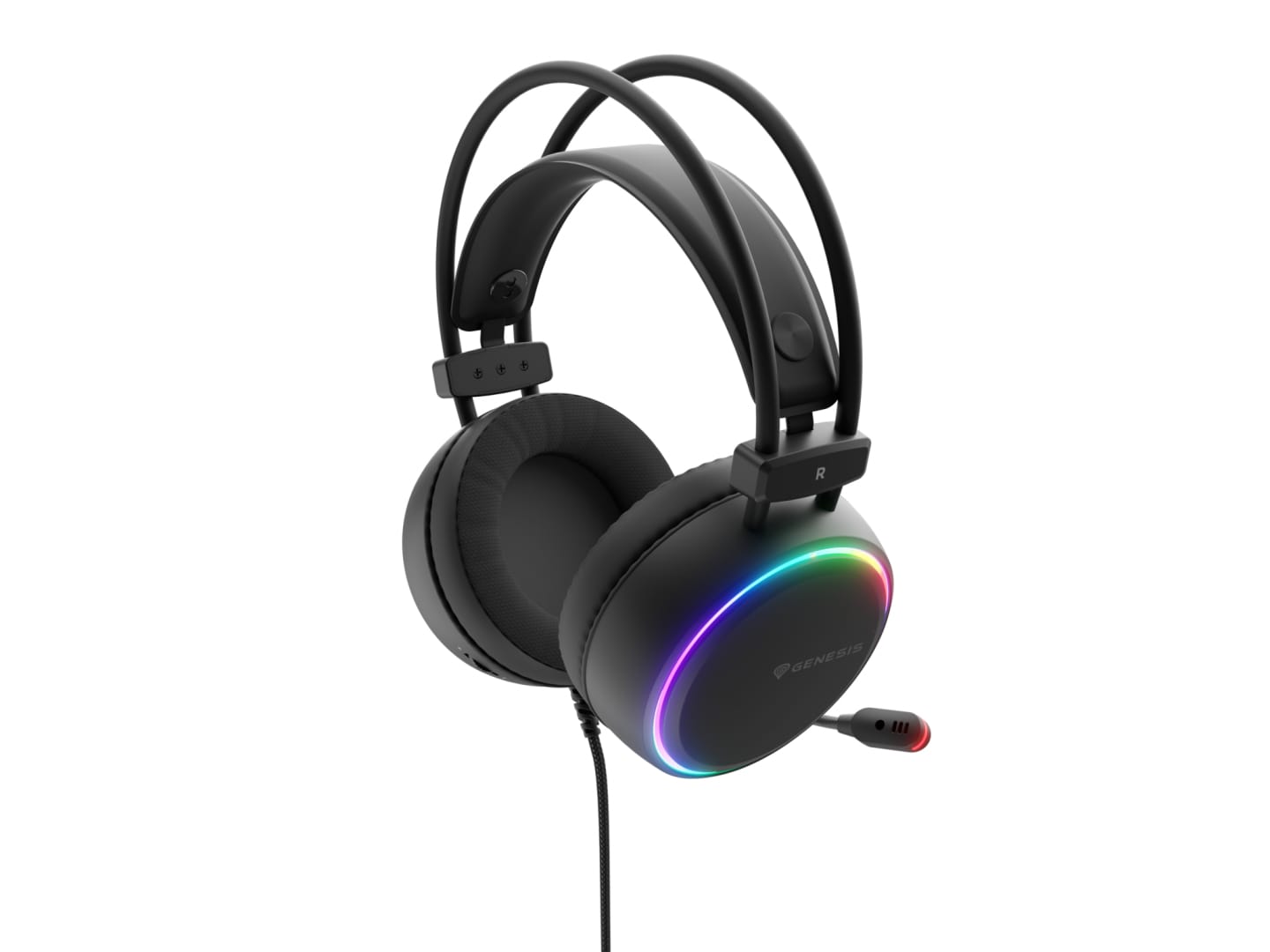 Căști Gaming Genesis Neon 613 G2 cu Microfon și RGB - imagine 7