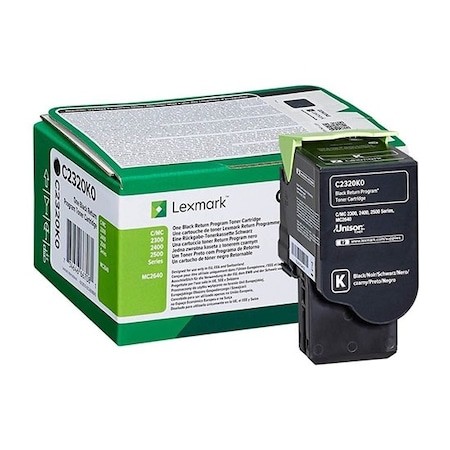 Toner Original Lexmark C2320K0 Negru - 1000 Pagini