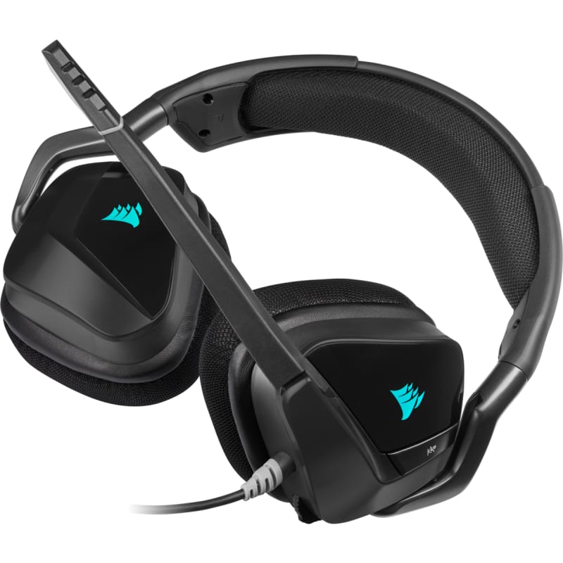 Căști Gaming Corsair Void RGB Elite Carbon Surround 7.1 - imagine 5