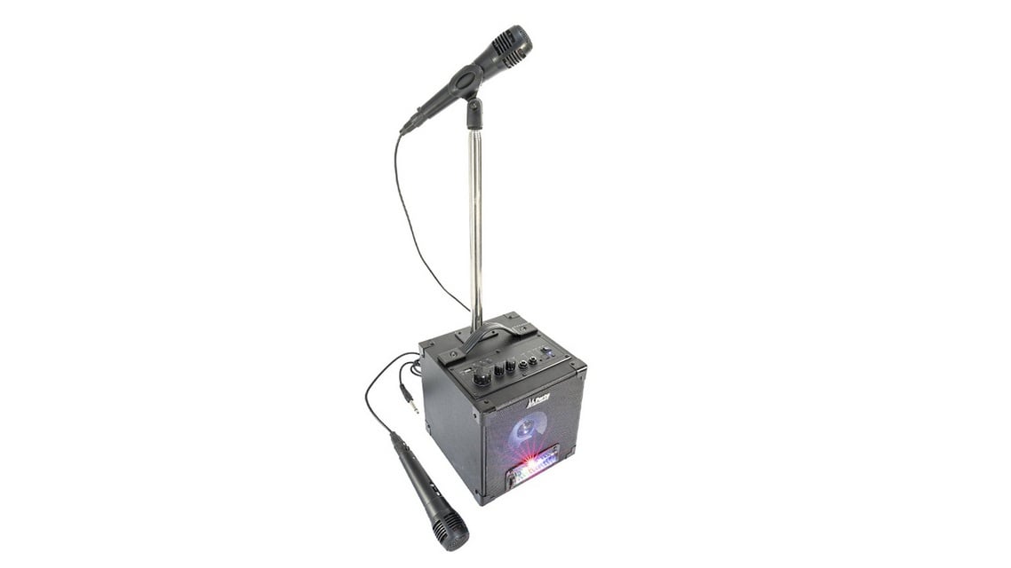 Set Karaoke PARTY-SINGTOG Portabil cu 2 Microfoane